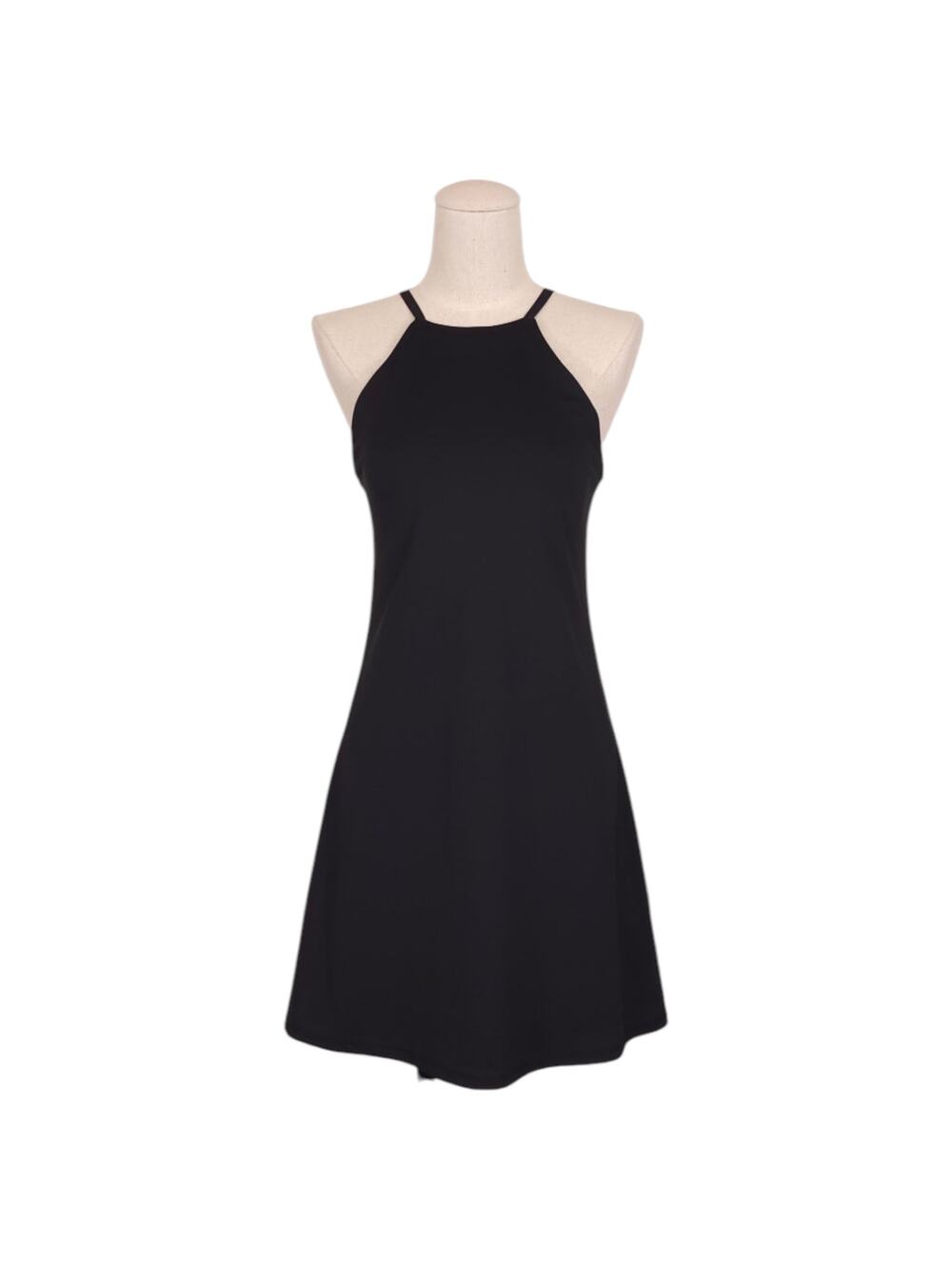 Madewell MWL High Neck Athletic Dress Black Sz Extra Small